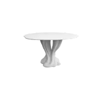 Zdjęcie Biały, surrealistyczny stół do kuchni - Karpa