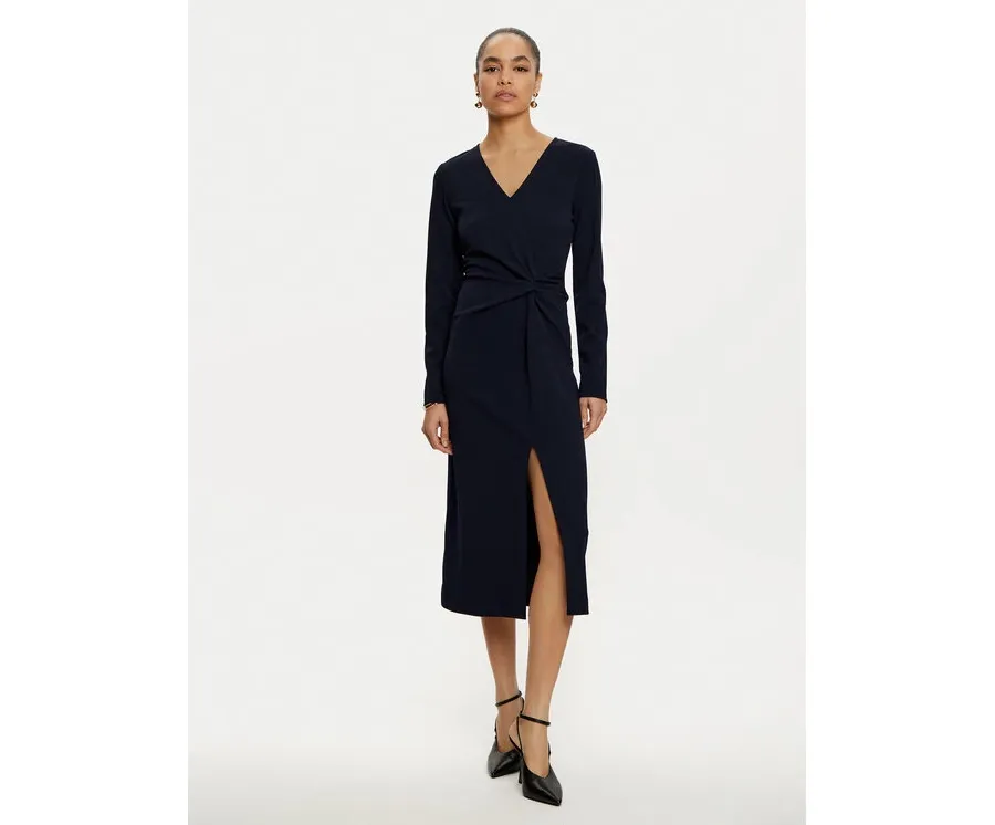 obrazek 1 Joseph Ribkoff Sukienka koktajlowa 243308 Granatowy Slim Fit