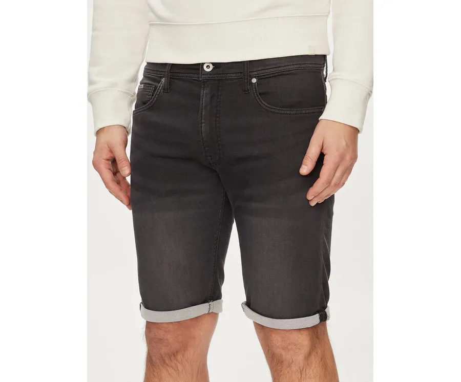 obrazek 1 Pepe Jeans Szorty jeansowe Slim Gymdigo Short PM801075XG7 Szary Slim Fit