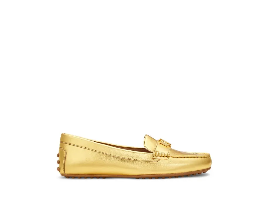 obrazek 1 LAUREN RALPH LAUREN Mokasyny 802959222001 Złoty