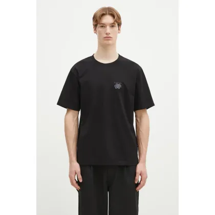 Zdjęcie Filling Pieces t-shirt bawełniany kolor czarny gładki 74499861861