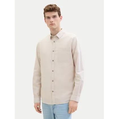 Zdjęcie Tom Tailor Koszula 1040141 Beżowy Regular Fit