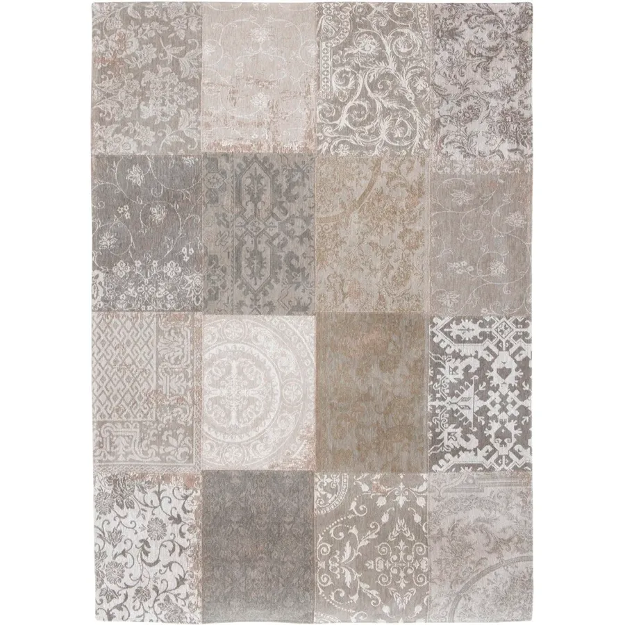 obrazek 1 Nieszablonowy beżowy dywan patchwork - GHENT BEIGE 8982