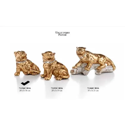 Picture Tiger sitting with raised paw and open mouth - Valle d'oro Patchi