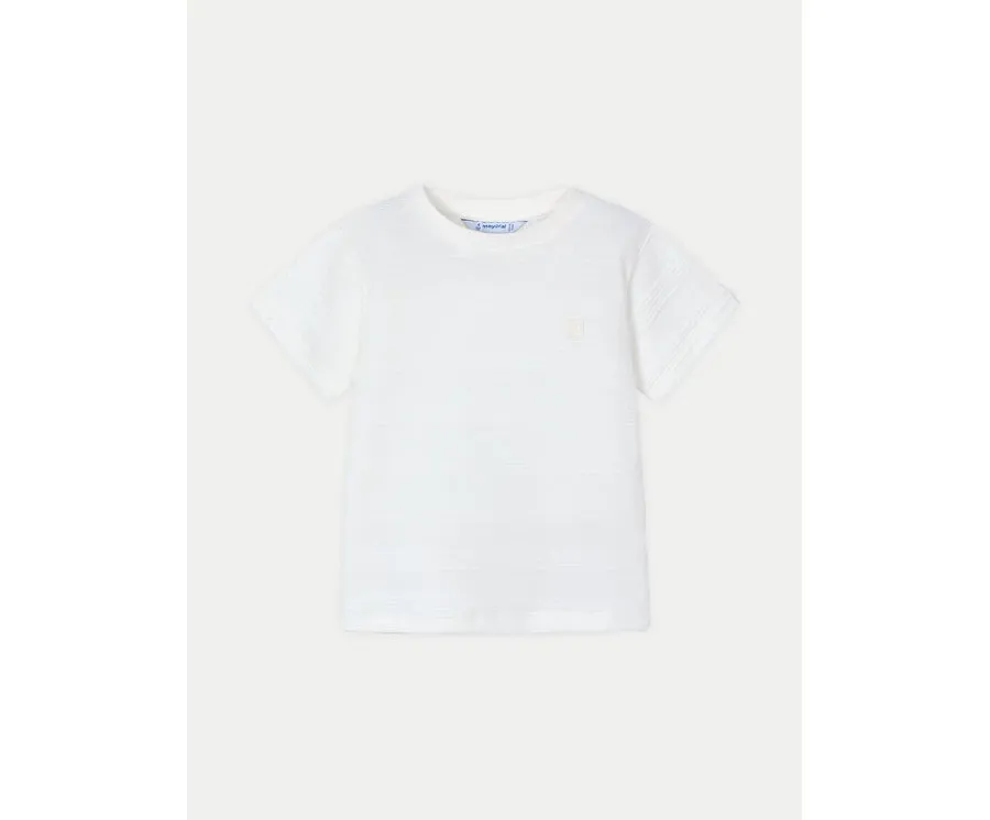obrazek 1 Mayoral T-Shirt 3028 Biały Regular Fit