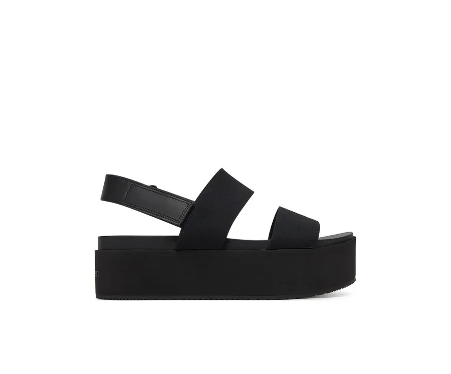 obrazek 1 Calvin Klein Jeans Sandały Flatform Sandal Sling In YW0YW01788 Czarny
