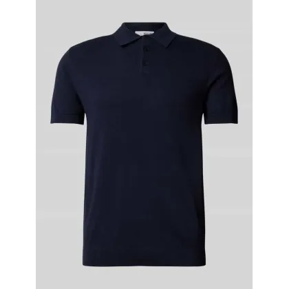 Zdjęcie Selected Homme Polo Berg 16092437 Granatowy Regular Fit
