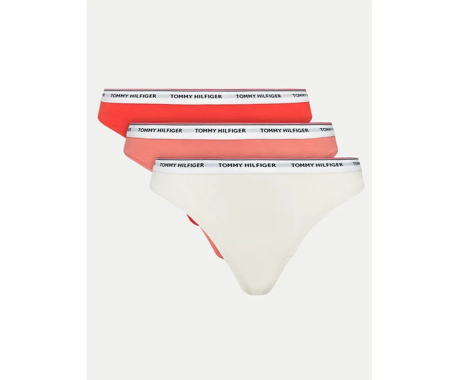 obrazek 1 Tommy Hilfiger Komplet 3 par stringów UW0UW04894 Kolorowy