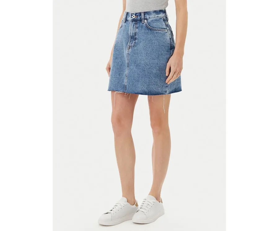 obrazek 1 Pepe Jeans Spódnica jeansowa PL901124 Niebieski Regular Fit