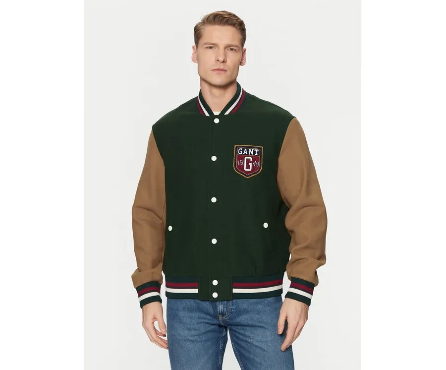obrazek 1 Gant Kurtka bomber Varsity 7006483 Zielony Regular Fit