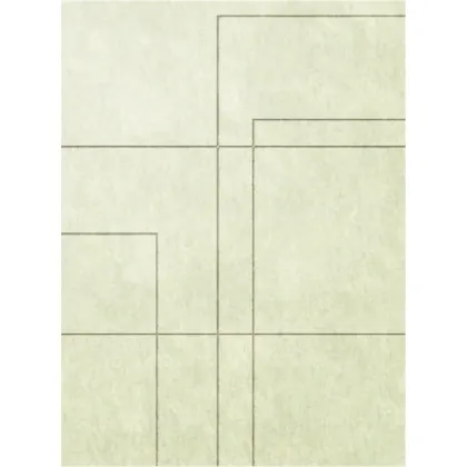 Zdjęcie Wełniany geometryczny dywan w kremowym kolorze - Sartori Rugs