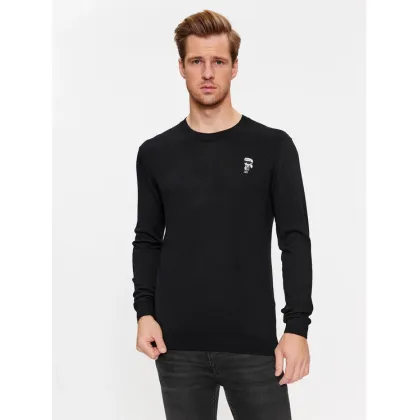 Zdjęcie KARL LAGERFELD Sweter 655013 534399 Czarny Regular Fit