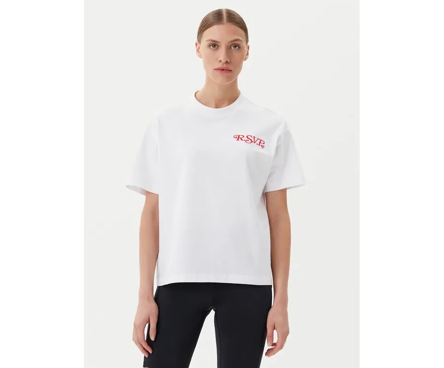 obrazek 1 Fila T-Shirt Leffinge FAW1029 Biały Loose Fit