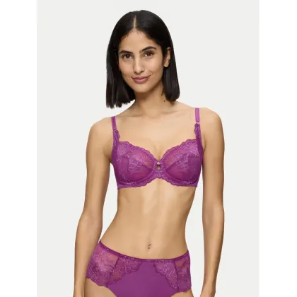 Zdjęcie Triumph Biustonosz z fiszbiną Wild Peony Florale 10209608 Fioletowy