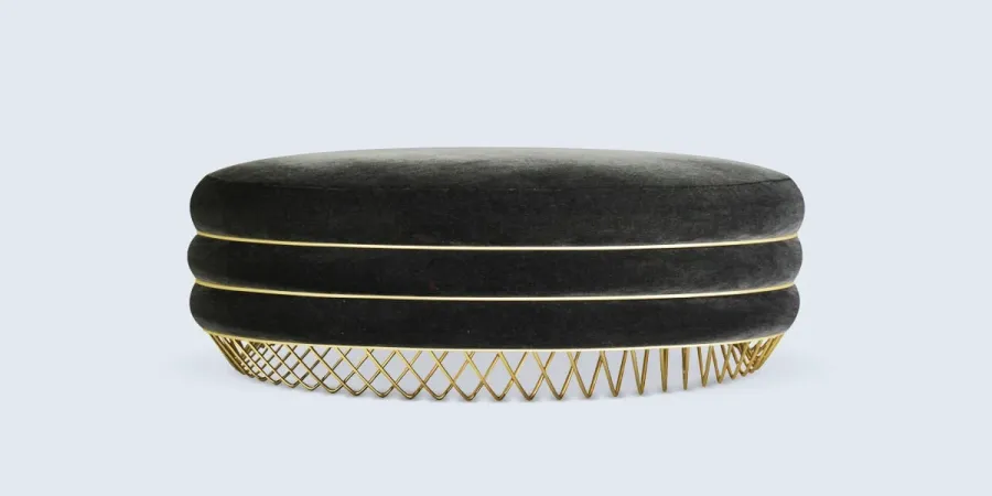 picture 3 Bench in a luxurious velvet - Ottiu