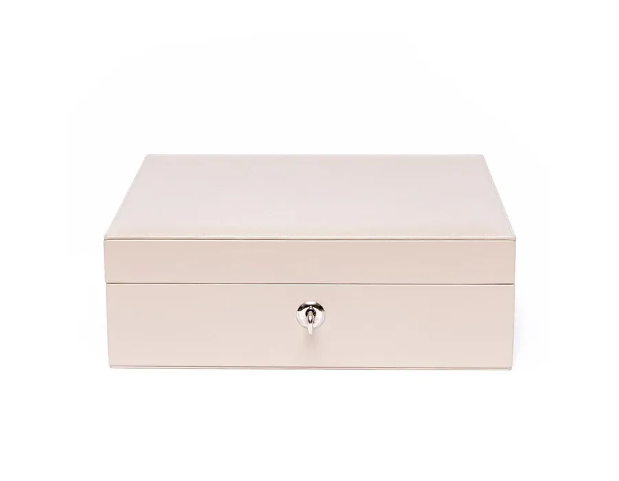 obrazek 1 Beżowe pudełko na biżuterię