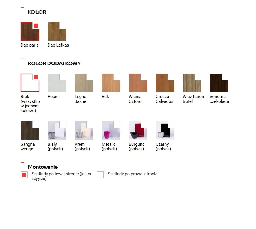 obrazek 3 Minimalistyczna, Biurowa 2-Drzwiowa Szafka ze Szklanymi Drzwiami - Biuro Serwis