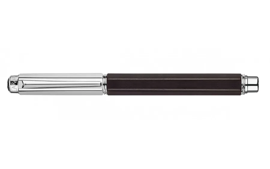 obrazek 2 Pióro wieczne Varius Ebony posrebrzane/rodowane, różne stalówki