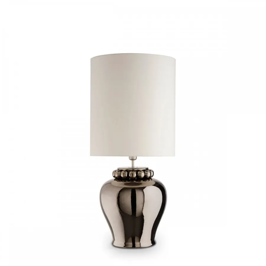 obrazek 1 Elegancka lampa stołowa H.38xL.29xP.29 cm