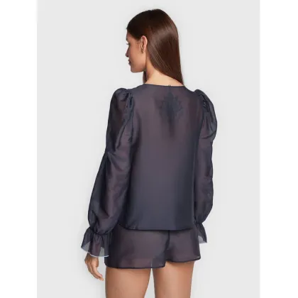 Zdjęcie Undress Code Bluzka Breakfast In Bed 489 Niebieski Relaxed Fit