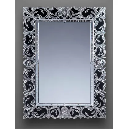 Zdjęcie Stylowe podłogowe lustro weneckie Murano