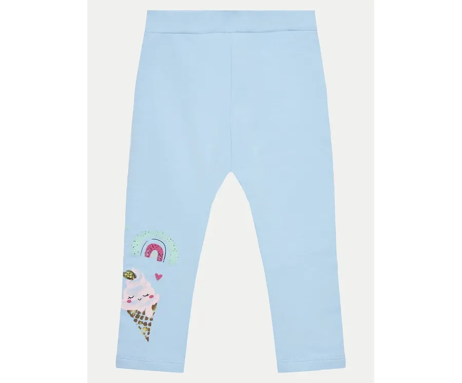 obrazek 1 NAME IT Legginsy Frani 13228634 Błękitny Slim Fit