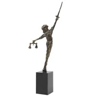 Zdjęcie Prestiżowa statuetka z platerowanego brązu