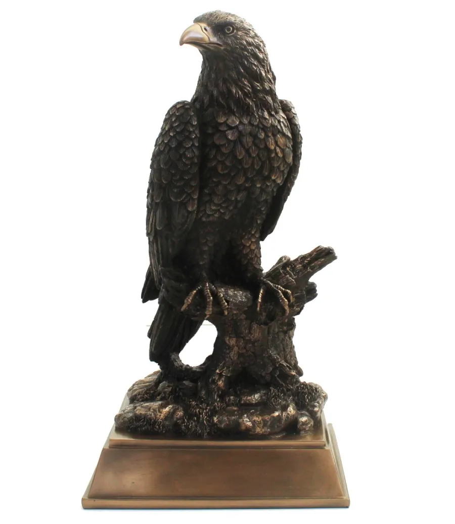 obrazek 1 Fantastyczna statuetka ozdobna orła na prezent - 23x20x42 cm