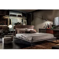 Picture An interesting bed for a bedroom in a minimalist style