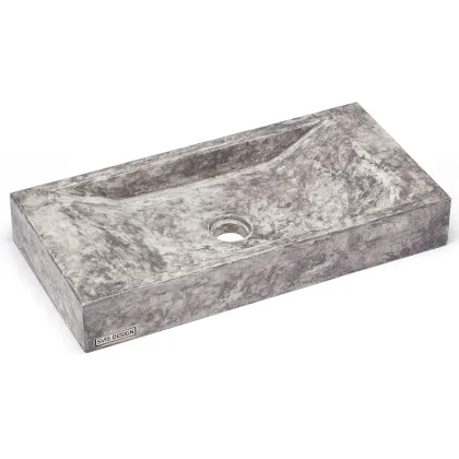 Zdjęcie Elitarna umywalka 60 cm SIRIUS BASIC – FUZZY, szary, lakier matowy