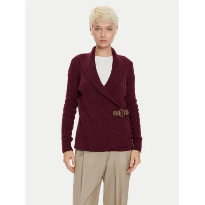 Zdjęcie LAUREN RALPH LAUREN Sweter 200808258003 Bordowy Regular Fit