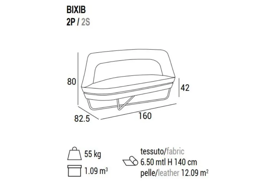 obrazek 4 Nowoczesna sofa Bixib do poczekalni lub biura