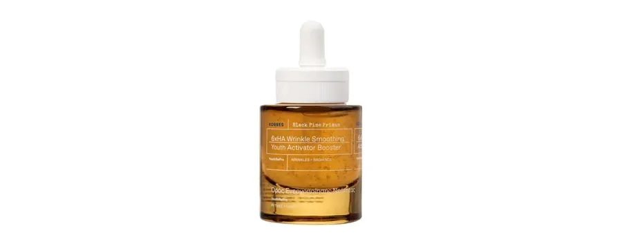 obrazek 1 KORRES Black Pine Primus 6-fach-Hyaluron Booster für Faltenglättung Serum do twarzy 30 ml