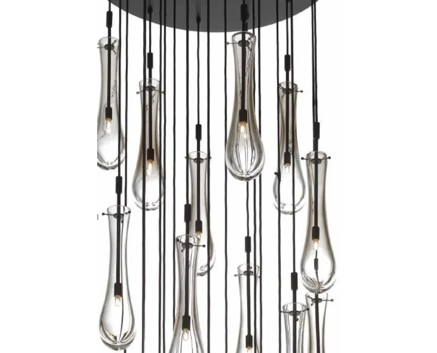 obrazek 1 Piękna lampa sufitowa z kroplą ze szkła Murano - Il Paralume Marina