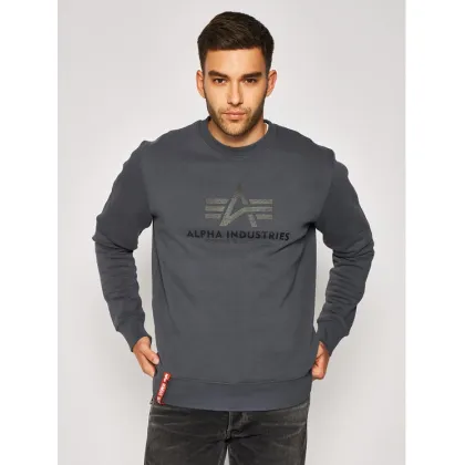 Zdjęcie Alpha Industries Bluza Basic 178302 Szary Regular Fit
