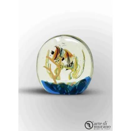 Zdjęcie Eleganckie zwierzęta akwariowe ze szkła kryształowego Murano