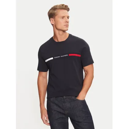 Zdjęcie Tommy Hilfiger T-Shirt MW0MW36498 Granatowy Regular Fit
