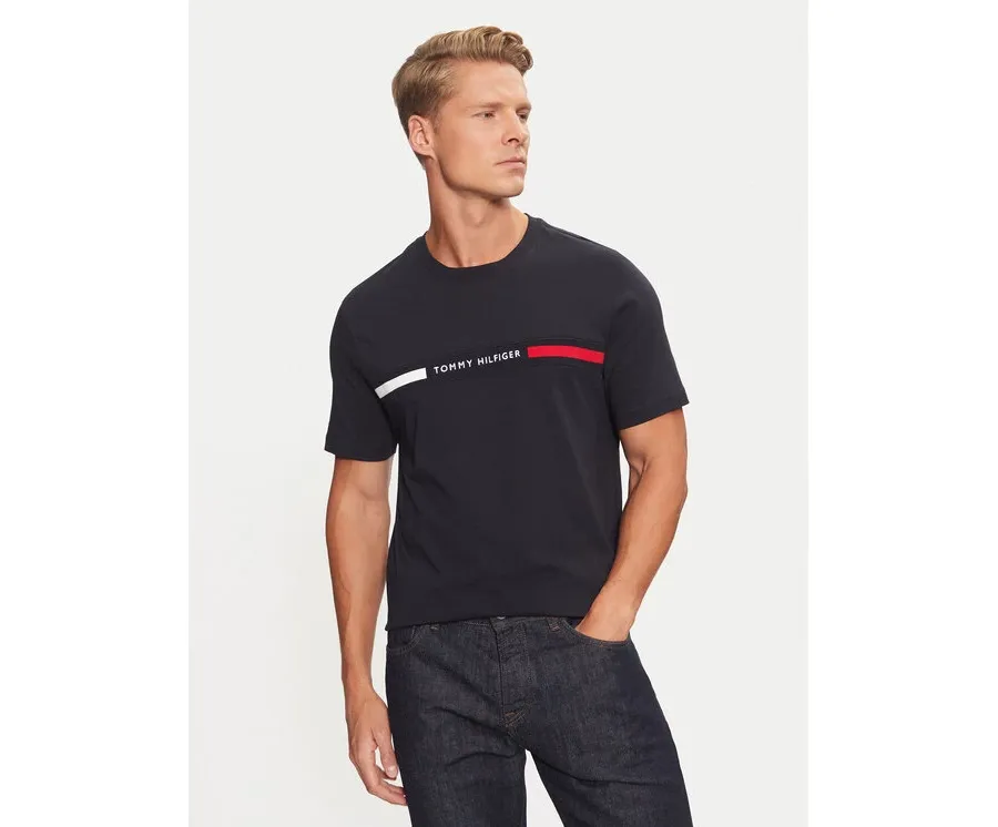 obrazek 1 Tommy Hilfiger T-Shirt MW0MW36498 Granatowy Regular Fit