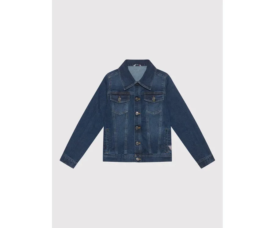 obrazek 1 Guess Kurtka jeansowa L0BL25 D4H60 Granatowy Regular Fit
