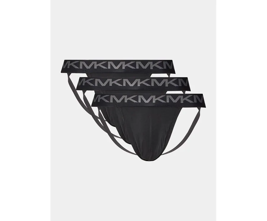 obrazek 1 Michael Kors Komplet 3 par slipów 6BR1J10033 Czarny