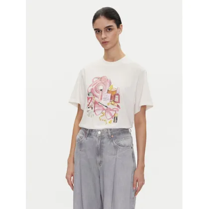 Zdjęcie HUGO T-Shirt Vintage Tee_15 50539107 Écru Regular Fit