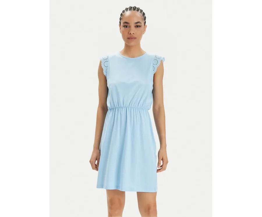 obrazek 1 Vero Moda Sukienka letnia Emily 10305216 Błękitny Regular Fit
