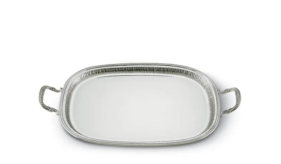 picture 1 Silver, decorated tray from 18th Century Collection