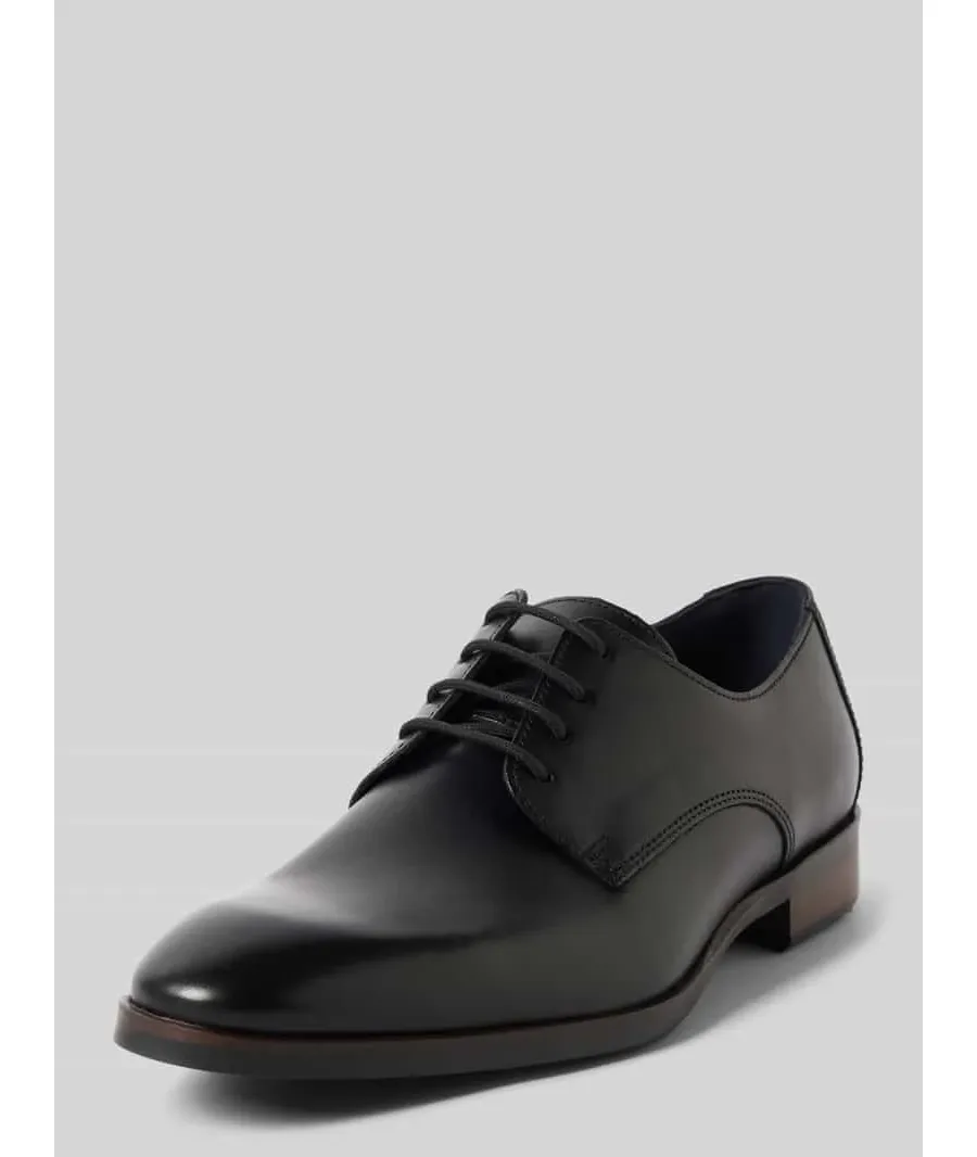 obrazek 1 Buty derby skórzane ze sznurowaniem model ‘ODIL’