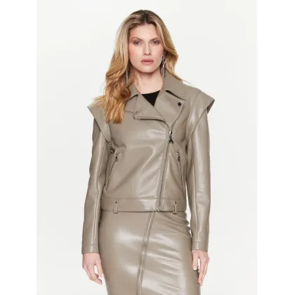 Zdjęcie Patrizia Pepe Kurtka z imitacji skóry 8O0050/E005-G545 Beżowy Regular Fit