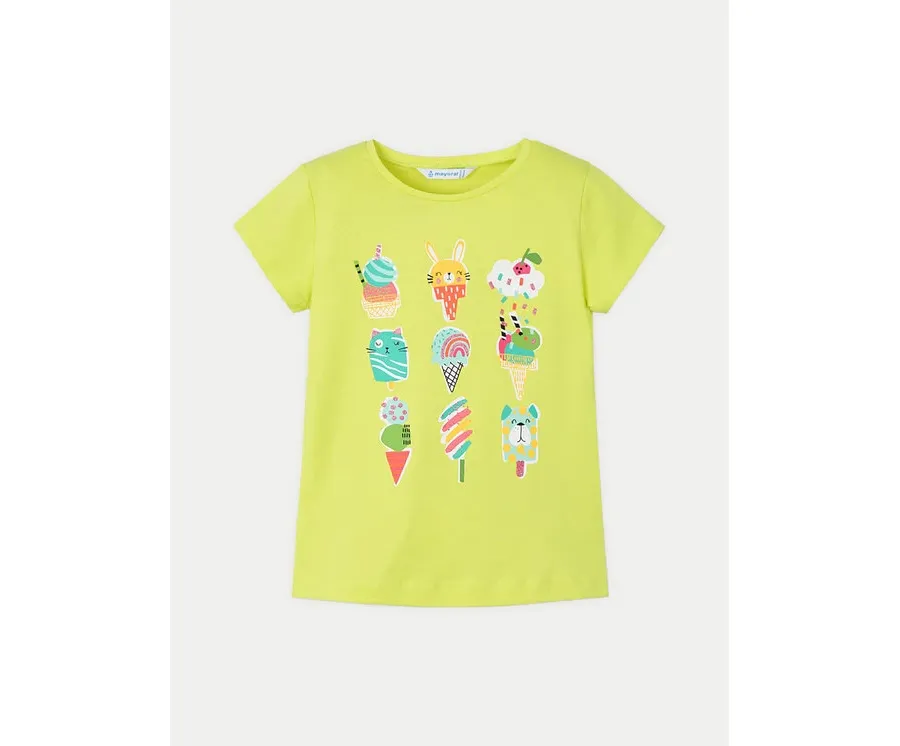 obrazek 1 Mayoral T-Shirt 3014 Zielony Regular Fit