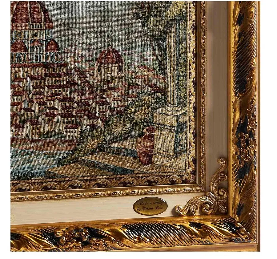 obrazek 3 Unikatowy gobelin z bawełny prezentujący Florencję