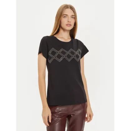 Zdjęcie Liu Jo Sport T-Shirt TF4209 J6040 Czarny Regular Fit