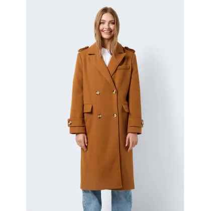 Zdjęcie Noisy May Płaszcz przejściowy 27026542 Brązowy Regular Fit