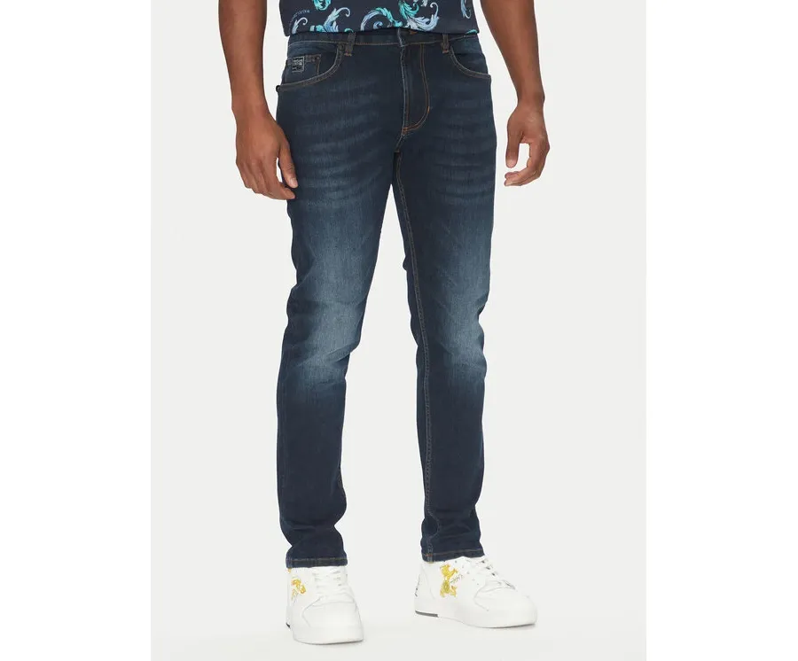 obrazek 1 Versace Jeans Couture Jeansy 78GAB5D0 Granatowy Slim Fit